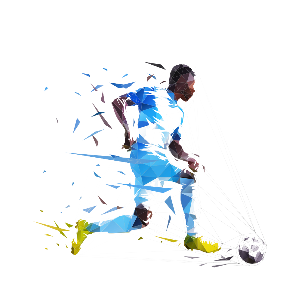 Man met een voetbal
